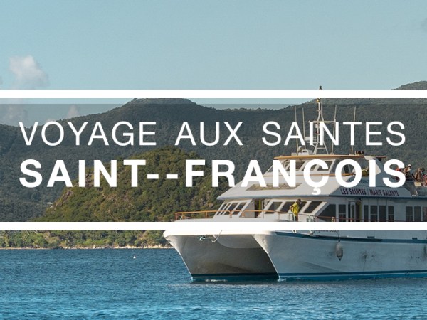 Les Saintes depuis&nbsp;Saint-François