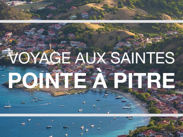 Les Saintes depuis PointE à&nbsp;Pitre